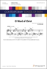 O Word of Christ SATB choral sheet music cover